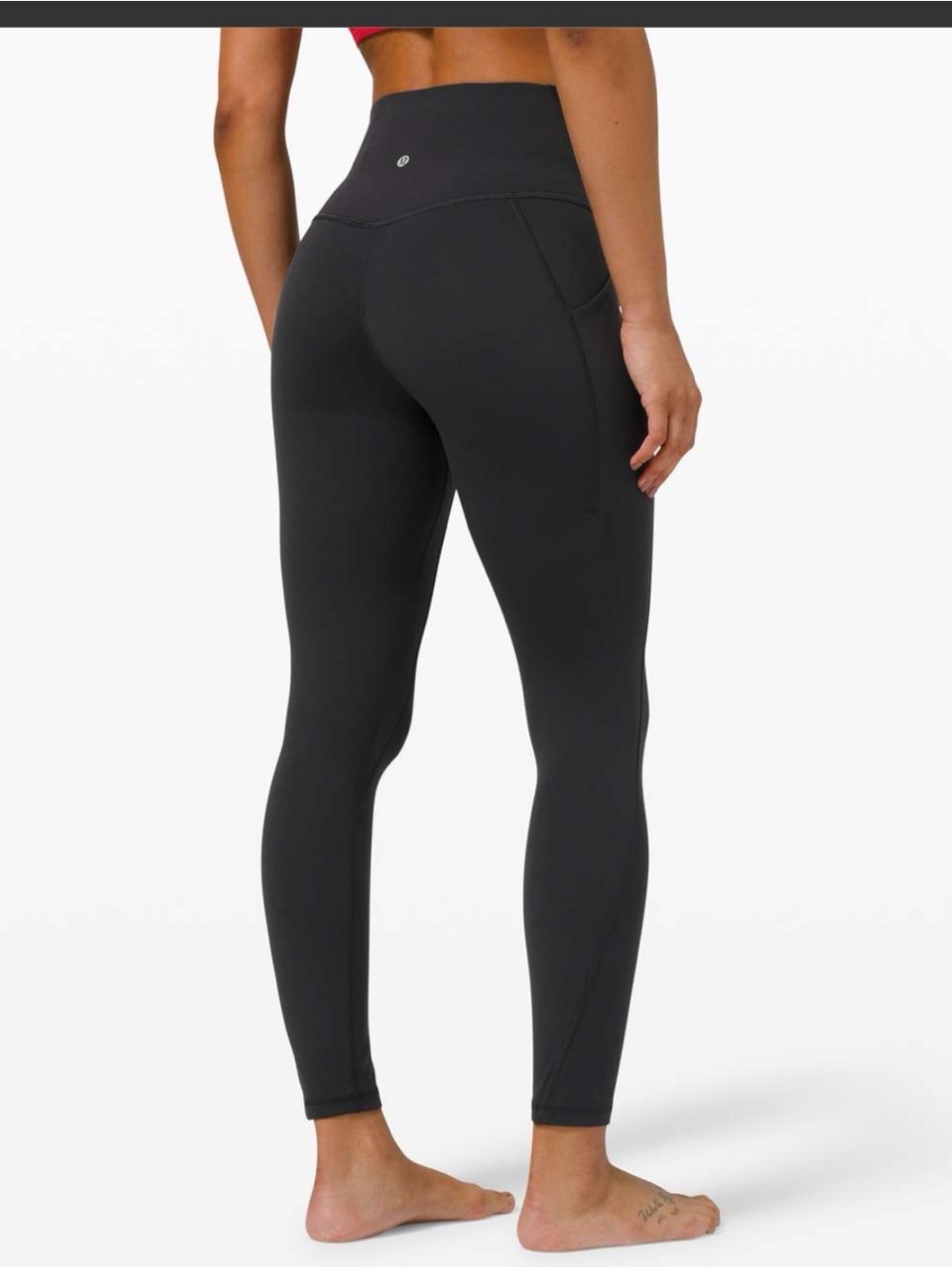 Lululemon Align High Rise Pant with Pockets 25" Black size 8